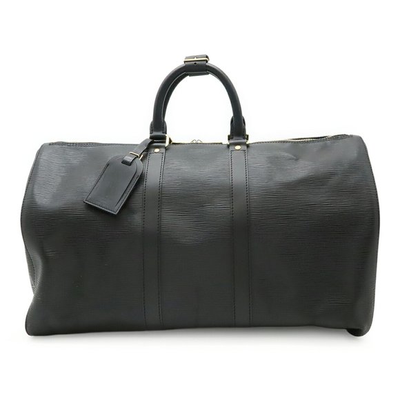 LOUIS VUITTON Black Leather Boston Bag - Picture 1 of 9
